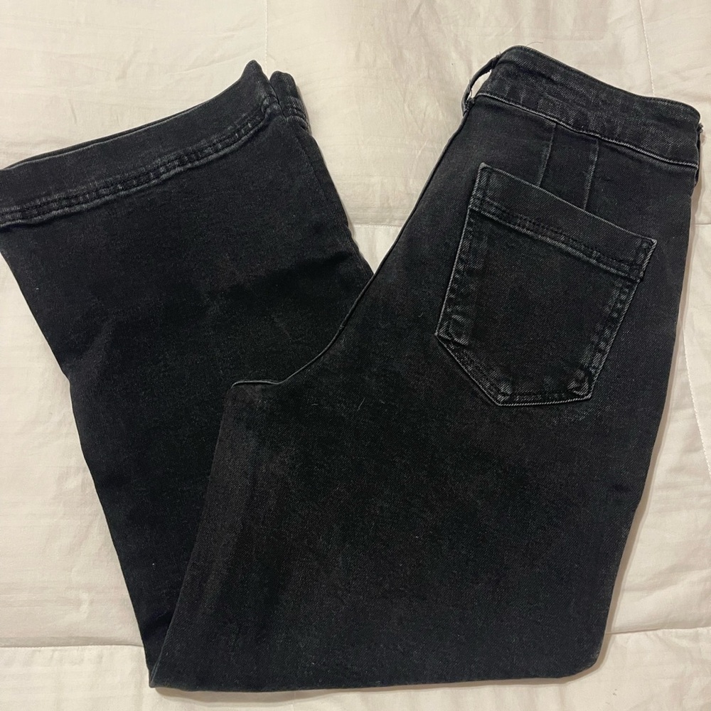 Pilcro Black Flare & Wide Leg Jeans